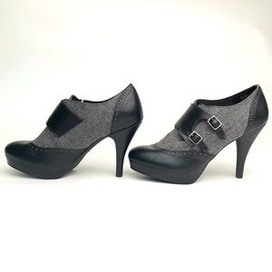 Black And White High Heel Pumps